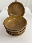McCoy Set of 4 Canyon Mesa Rustic Mottled Coupe Cereal Soup Bowls #1413 USA Made