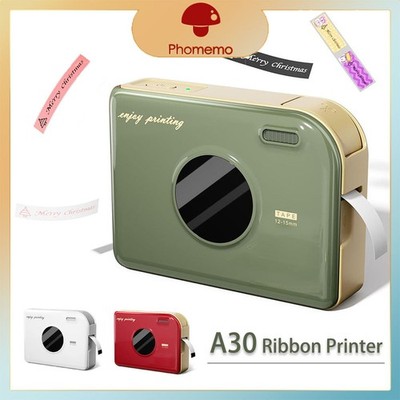 Phomemo A30 Farbband-Etikettendrucker Wiederaufladbarer Bluetooth-Thermodrucker