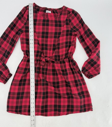 Epic Threads Girls Red & Black Plaid Dress Size L (12) Holiday Winter Event - Picture 7 of 8