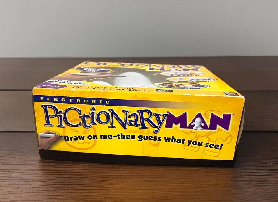 Pictionary Man Electronic Party Game - Clues Draw Act Out Charades (Complete) - Image 4 of 4