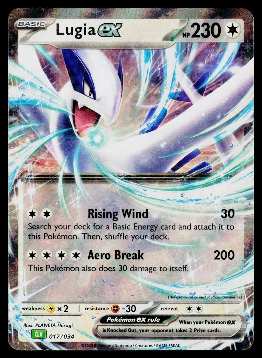 【ARS10】英語版ルギアex 017/034 Pokemon Lugia ex 017/034 CLV Powers Premium Collection JUMBO Holo