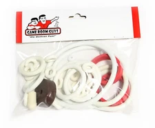 Gottlieb Super Soccer Pinball Machine Replacement Repair Rubber Ring Kit White