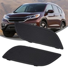 For Honda For CRV Door Handle Cap Cover Pair Black ABS Material 2Pcs 2012 2016