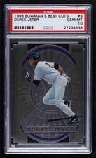 1996 Bowman's Best Best Cuts Prime Cut Derek Jeter #3 PSA 10 GEM MT HOF 04b0