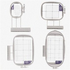 Embroidery Delight: 4-in-1 Hoop Set for Duetta 4500D, 4750D, Quattro 6000D, 6700