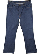 Levi  s 646-0917 Orange Tab Bell Bottom Jeans 40x33 Talon Zip USA Vintage