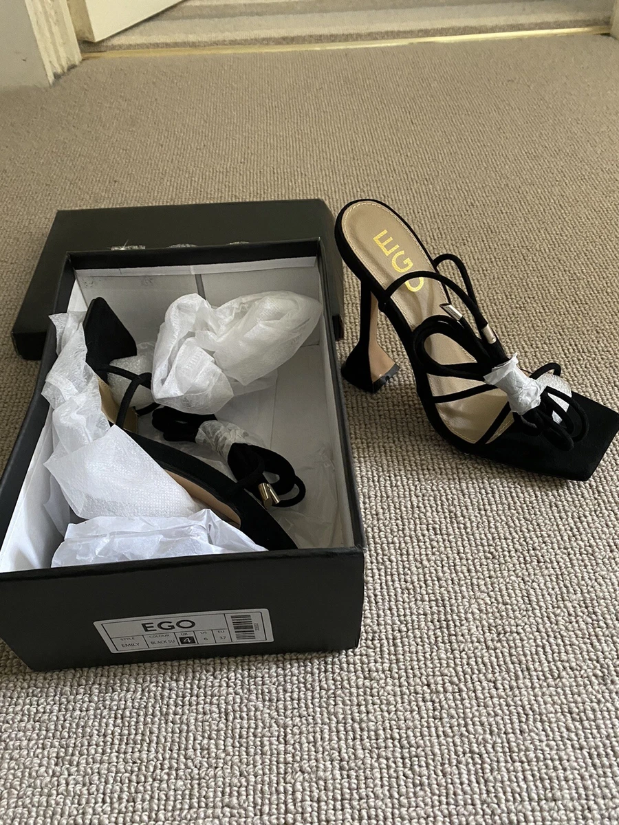 Square front heels cheap