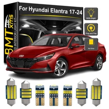 12x Interior LED Light Bulbs For HYUNDAI Elantra AD N 2017-2024 GT 2017-2022