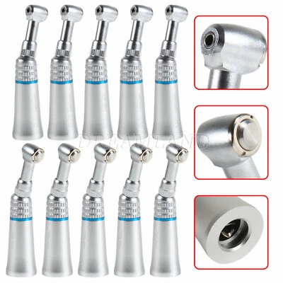 SKYSEA 10PACK NSK Style Dental Contra Angle Low Slow Speed Handpiece Push Button PAD UK