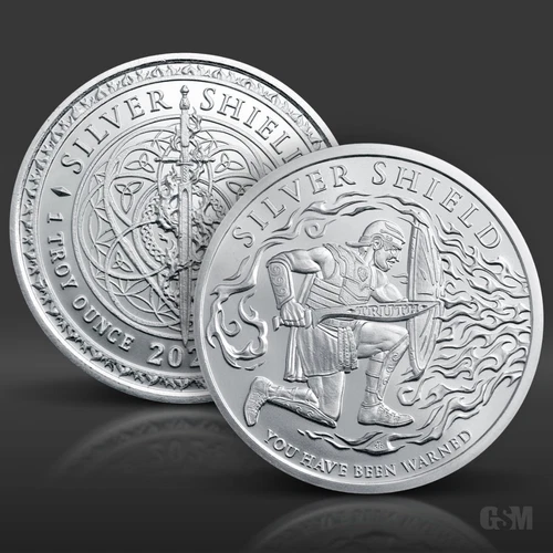 1 oz You Have Been Warned BU Silver Round 2025 .999 fine Silver Bullion