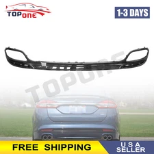 Rear Lower Insert Bumper W/ Dual Exhaust Diffuser For 13-18 Fusion DS7Z17K922CA