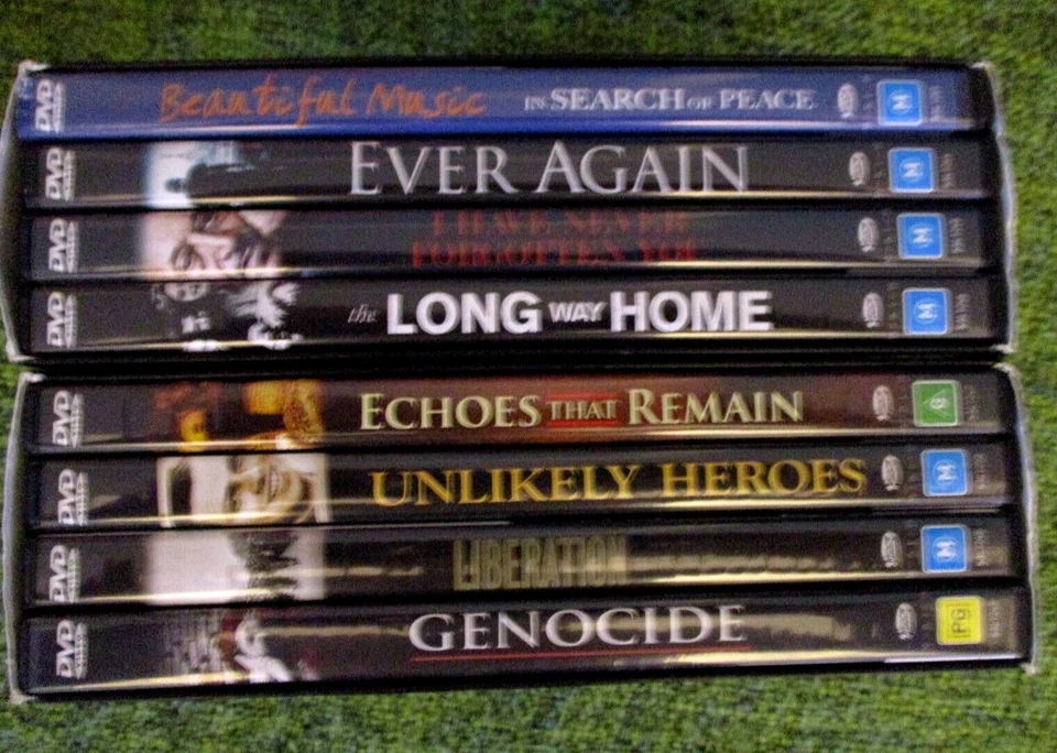 Near New Simon Wiesenthal Centre Collection Volume 1 +2  -8 DVD Movies Jewish - image 2 of 2