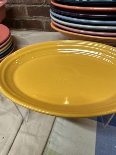 Fiesta SMALL OVAL PLATTER 9 1/2" - MARIGOLD - very good second quality