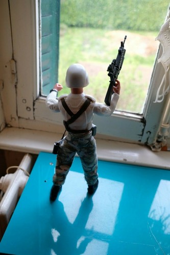 ULTRA CORPS Fantassin Combat Lanard Toys 2003 Rare (import UK) Figurine 30cm - Foto 6 di 11