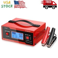 Upgraded 8 Volt Battery Charger for Golf Cart Automotive Battery Charger and Mai