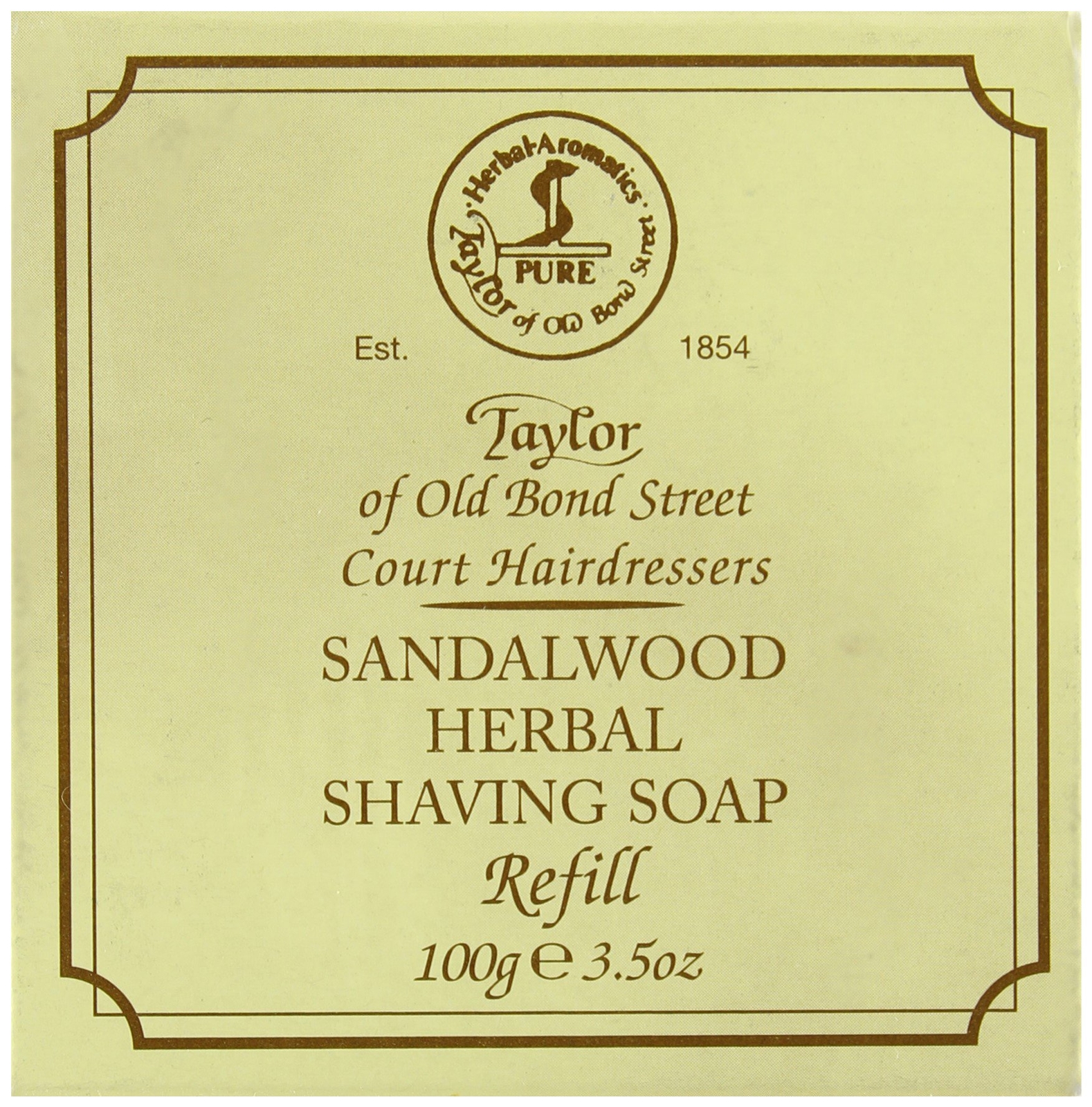 Taylor of Old Bond Street Sandalwood Hard Shaving Soap Refil