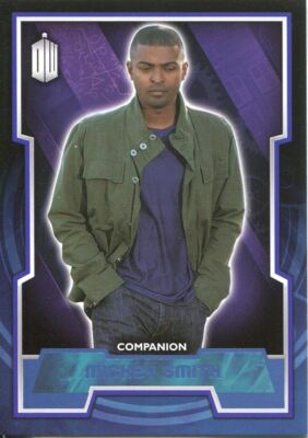 Doctor Who 2015 Blue Parallel [199] Base Card #38 Mickey Smith