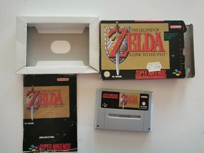 THE LEGEND OF ZELDA: A LINK TO THE PAST für SNES; Modul mit ovp und Anleitung  - Bild 1 von 4