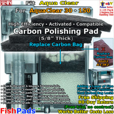 For AquaClear 30,150 Filter A600,A602,A1382,606,1402,601,1412 Generic Carbon Pad