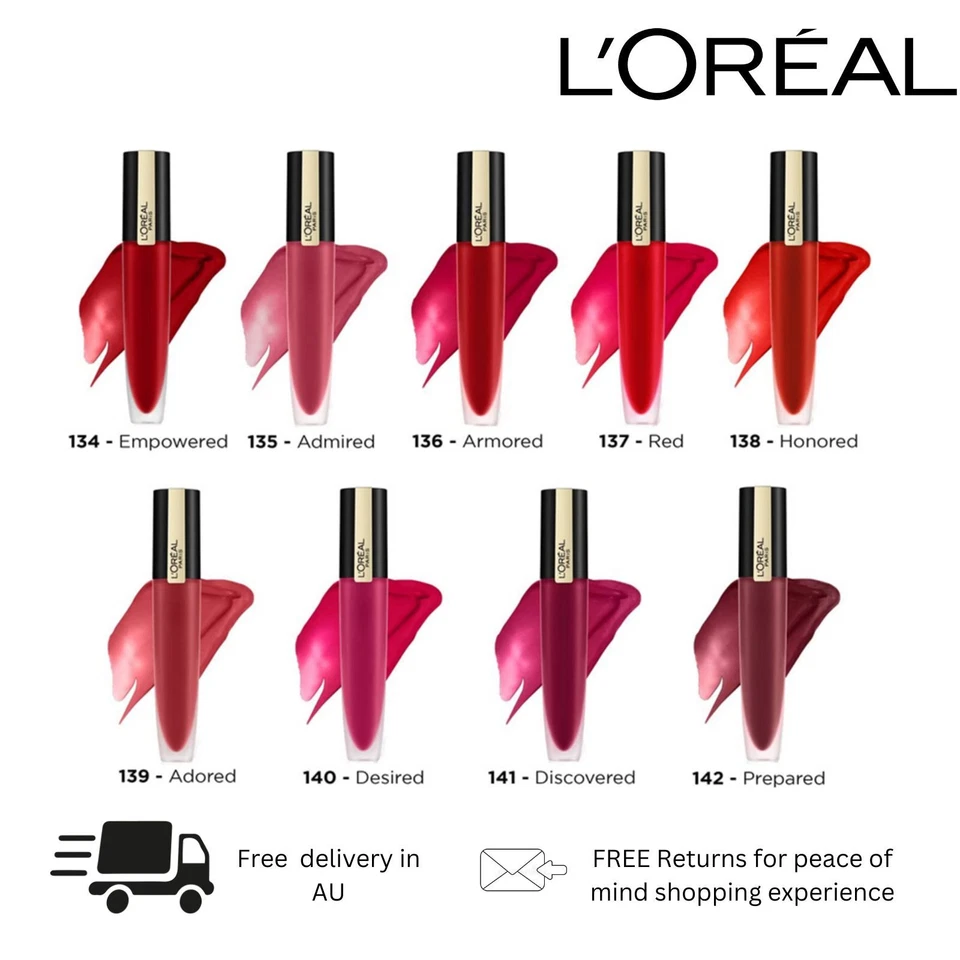 L'Oreal Rouge Signature Matte Liquid Lipstick - Ultra-lightweight, Bold Color - image 2 of 4