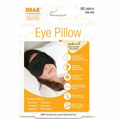 IMAK Eye Pillow Reusable Pain Relief Mask Universal Size -1 Count