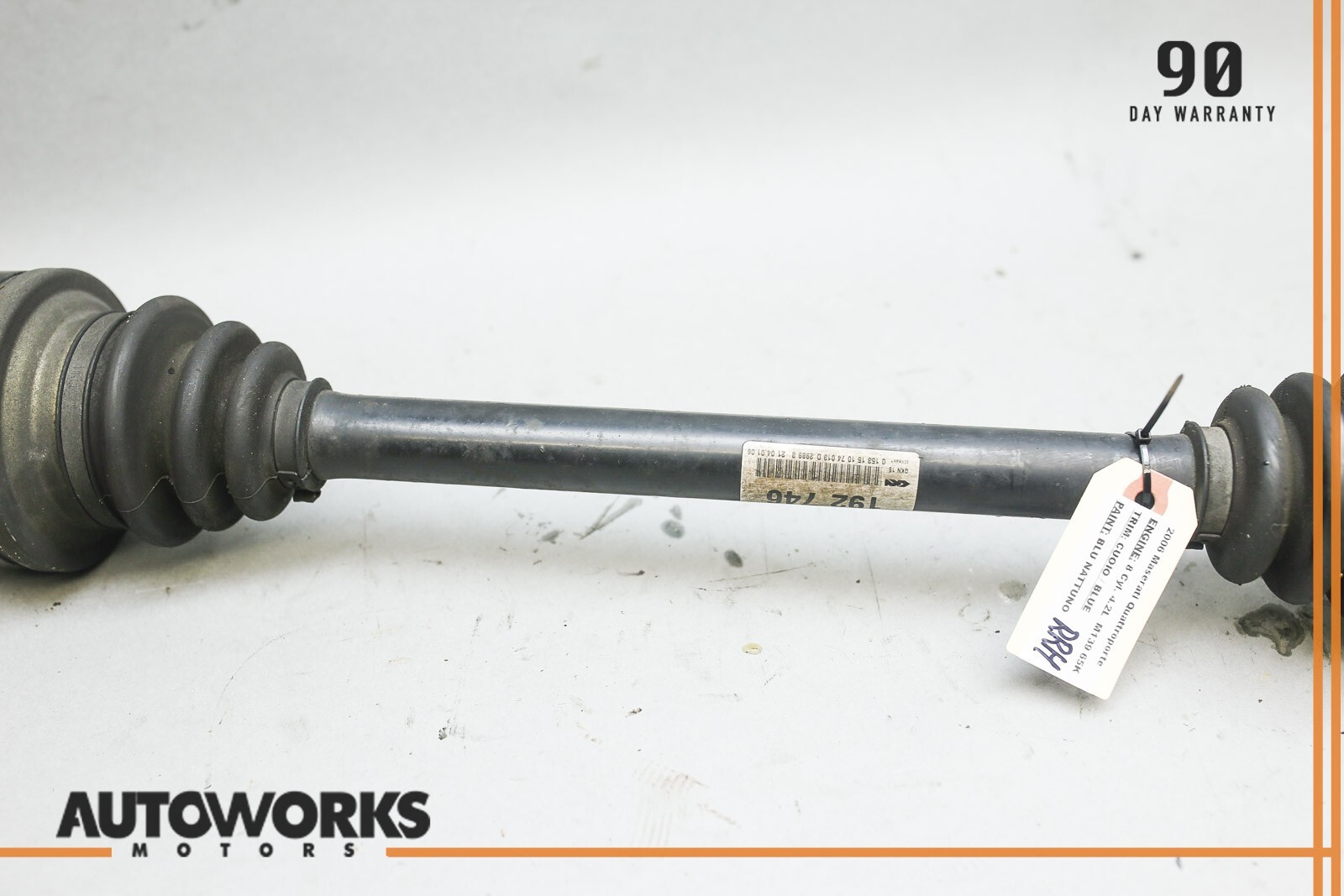 05-07 Maserati Quattroporte M139 Rear Left or Right Side Axle CV Half Shaft OEM