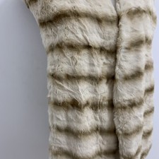 WEEKEND MAX MARA STRIPES BEIGE RECTANGLE ACRY...