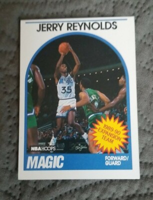 1989-90 Hoops Orlando Magic Basketball Card #339 Jerry Ice Reynolds Rookie