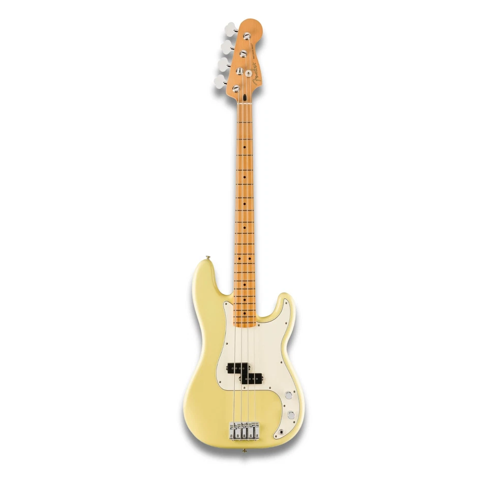 Fender Player II Precision Bass 4 String Electric Hialeah Yellow Bass Guitar