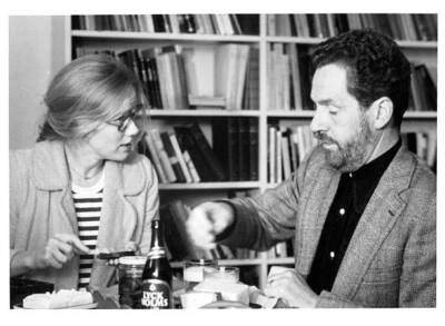 Actress Liv Ullmann and Erland Josephson on set of the TV Mini-Ser- Old Photo 1