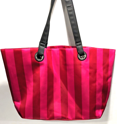 Victoria's Secret ピンクストライプ トートバッグ Victoria's Secret ピンクストライプ トートバッグ Victoria's