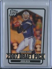 2007 TOPPS DRAFT PICKS CHROME SILVER REFRACTOR #153 - JOHN BECK RC #ED 075/125