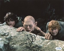 Andy Serkis Lord of the Rings Autographed Signed 8x10 Photo ACOA