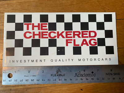 Checkered Flag Investment Quality Motorcars Advertisement (Ferrari, Maserati)