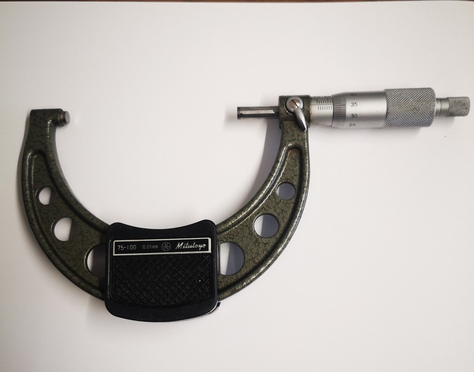 Mitutoyo Micrometer 75 100 mm eBay