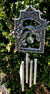 CARSON STATES METAL WINDCHIME - HUMMINGBIRD