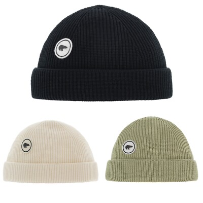 Eisbär Raik MÜ Strickmütze Wintermütze Fisherman Style Damen Herren Merinowolle