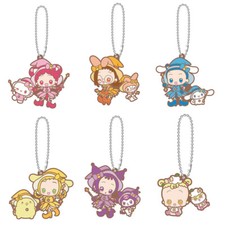 Bandai Blind Box Toy Ojamajo Doremi Sanrio Rubber Strap Keychain 1 Random Charm 