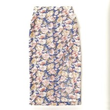 Abercrombie Fitch Floral Wrap Midi Skirt Sz XXS NWOT