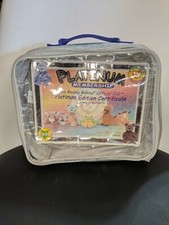 Vintage 1999 Rare RETIRED Beanie Baby PLATINUM Membership Edition carrying case