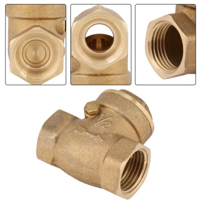 DN15 Female Thread Non-return Swing Check Valve 232PSI Prevent Water Backflow