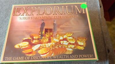 EXPLORIUM THE GAME OF DISCOVERY,WEALTH & POWER! HIGH STAKES MINING EXTRAVGANZA
