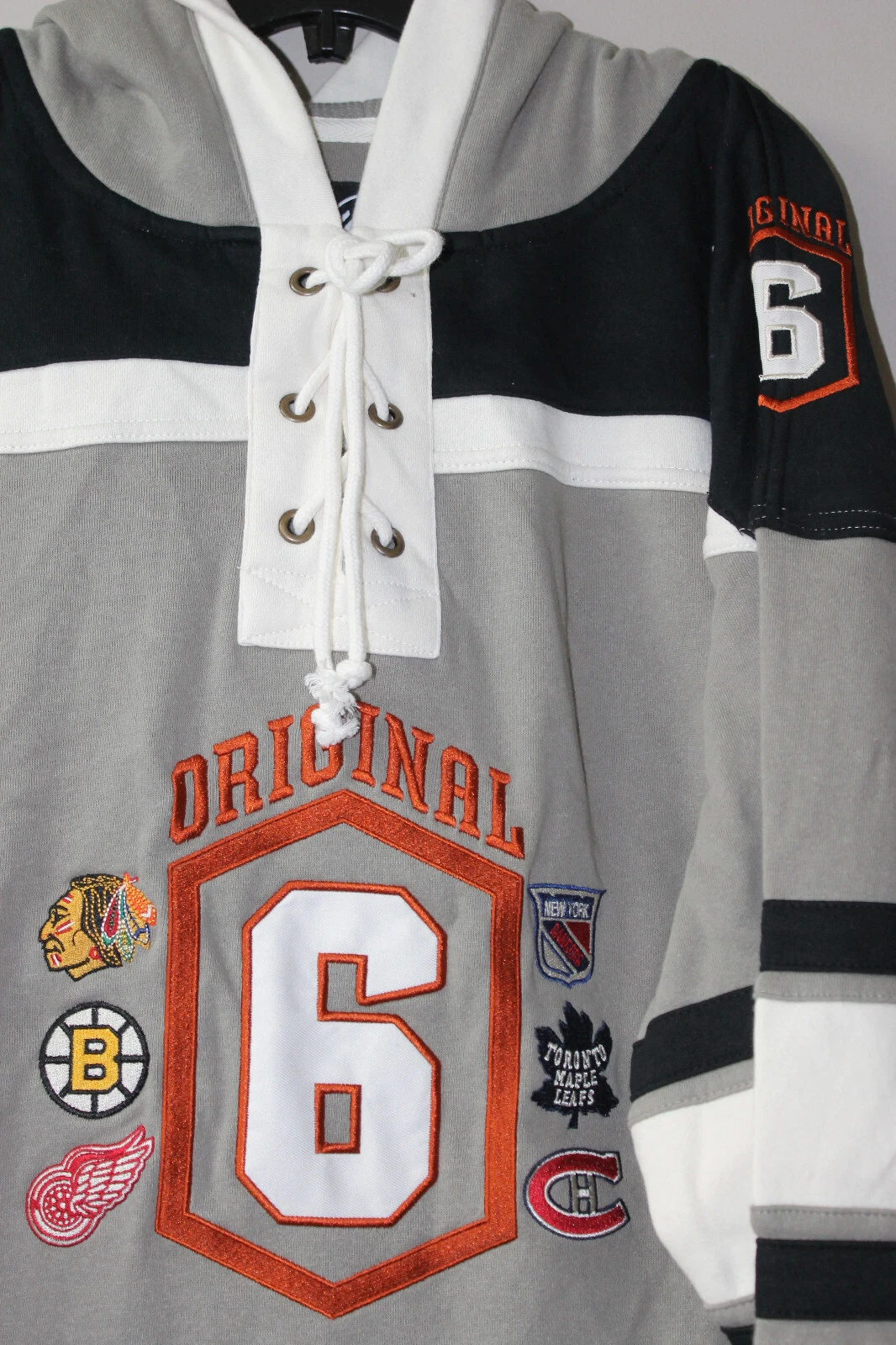 New 6 Original Leafs Rangers old style mid weight cotton hoodie