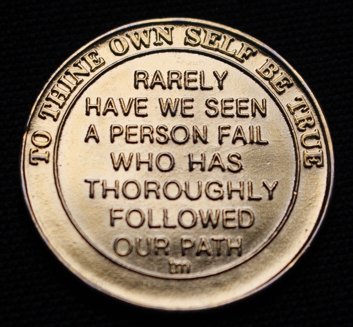 UNITY SERVICE RECOVERY III YEARS TOKEN - AA - NA - Dr. Bob