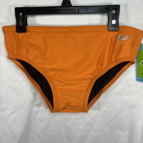 Men’s Speedo Bikini Swim Brief, Eco Endurance Vibrant Orange, Size 32 - 第 1/15 張圖片