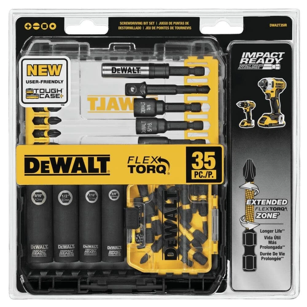 Dewalt screwdriver bit set on sale dwa2t35ir