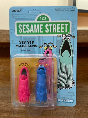 Super7 ReAction Sesamstraße Sesame Street YIP YIP MARTIANS ladenneu