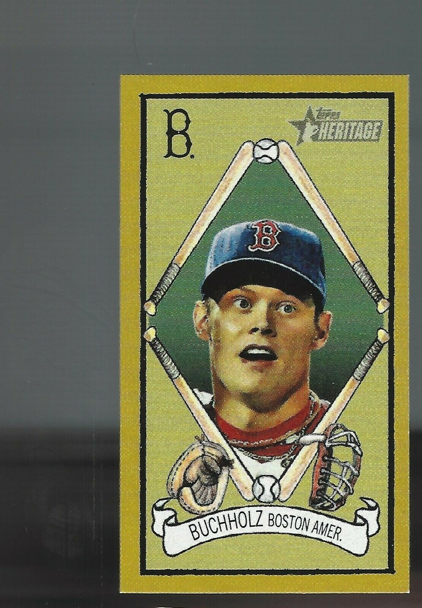 Clay Buchholz 2008 Topps Heritage T205 Mini Card# HTCP-2 | eBay