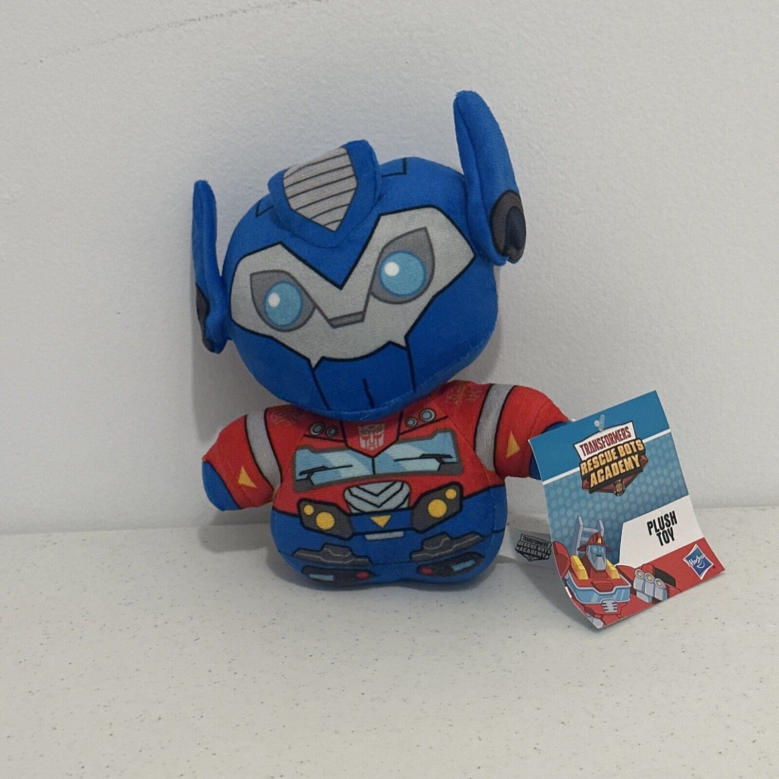 Transformers Rescue Bots Academy Optimus Prime Plush Toy Doll Hasbro 7"