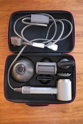 Dyson Supersonic Hair Dryer HD07 Nickel/Copper with Travel Case -VERIFIED-